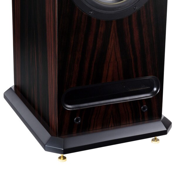 Level Three Tower Speaker - Macassar Ebony - Close-up Port